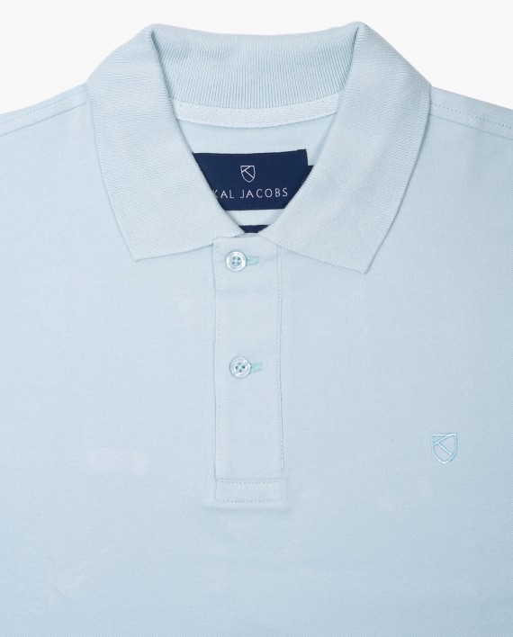 Classic Fit Mist Blue Polo T-Shirt