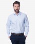 Regular Fit Light Blue Fil-aFil Easy Iron Cotton Shirt - Classic Point Collar