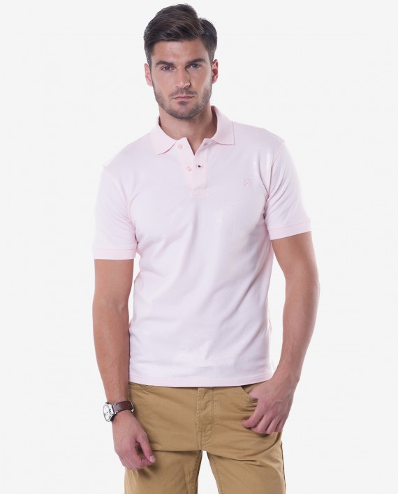 Classic Fit Pale Pink Polo T-Shirt 1