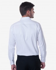 Regular Fit White Pinpoint Oxford Cotton Shirt – Cutaway Collar 2