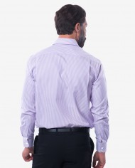 Regular Fit Pink Stripe Cotton Shirt – Cutaway Collar 2
