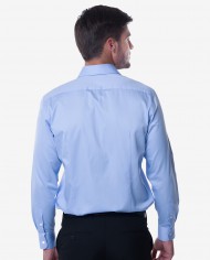 Tailored Fit Light Blue Twill Easy Iron Cotton Shirt – Cutaway Collar 2