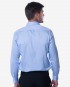 Tailored Fit Light Blue Twill Easy Iron Cotton Shirt - Cutaway Collar