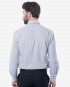Tailored Fit Black & White Striped Bamboo Shirt
