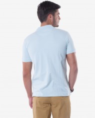 Classic Fit Mist Blue Polo T-Shirt 2