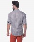 Tailored Fit Brown Black & White Gingham Cotton Shirt