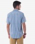 Regular Fit Blue & Grey Check Bamboo Shirt
