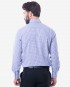 Tailored Fit Blue & Lavender Check Button-Down Collar Bamboo Shirt