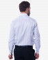 Tailored Fit Blue Shadow Stripe 120s Cotton Shirt - Double Cuffs