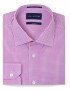 Tailored Fit Pink Grid Check Cotton Shirt