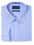 Tailored Fit Light Blue Easy Care Cotton Shirt