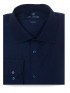 Tailored Fit Navy Cotton Shirt