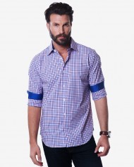 Tailored Fit Pink & Blue Tattersall Cotton Check Shirt 2