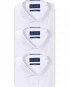 Tailored Fit Easy Care White Twill Cotton Shirts – Set of 3